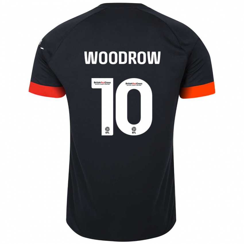 Kinderen Cauley Woodrow #10 Zwart Oranje Uitshirt Uittenue 2024/25 T-Shirt België