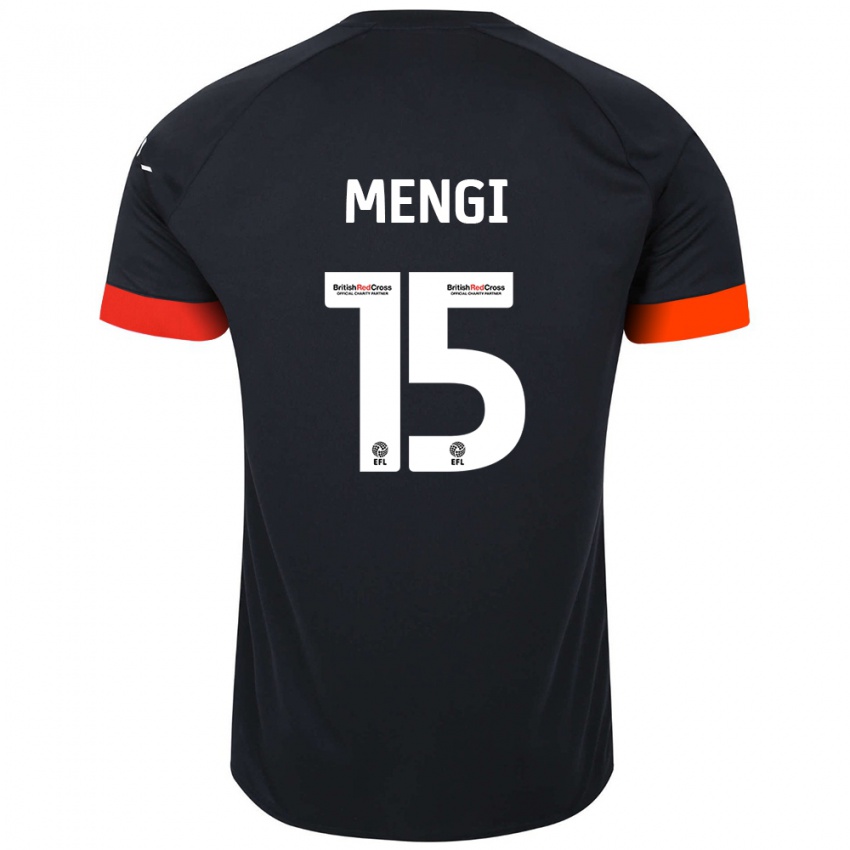 Kinderen Teden Mengi #15 Zwart Oranje Uitshirt Uittenue 2024/25 T-Shirt België