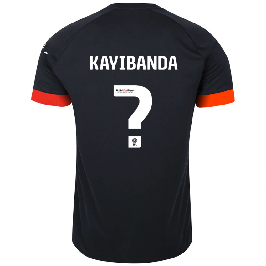 Kinderen Claude Kayibanda #0 Zwart Oranje Uitshirt Uittenue 2024/25 T-Shirt België