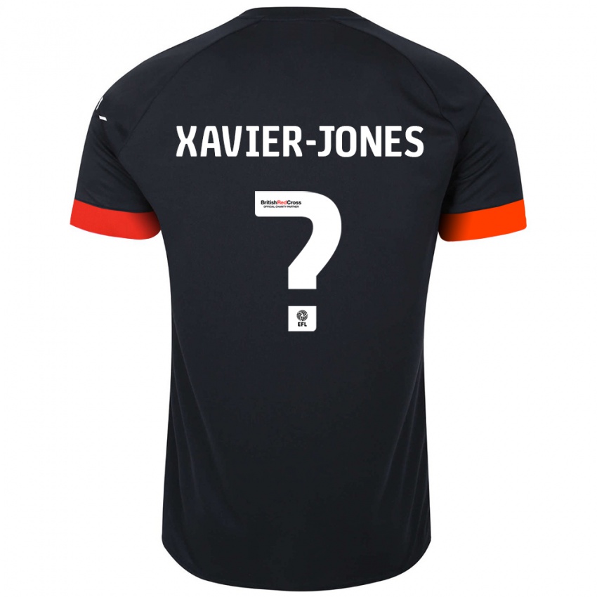 Kinderen Tate Xavier-Jones #0 Zwart Oranje Uitshirt Uittenue 2024/25 T-Shirt België