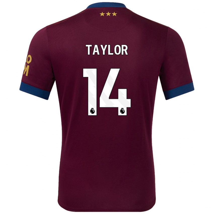 Kinderen Jack Taylor #14 Bruin Uitshirt Uittenue 2024/25 T-Shirt België