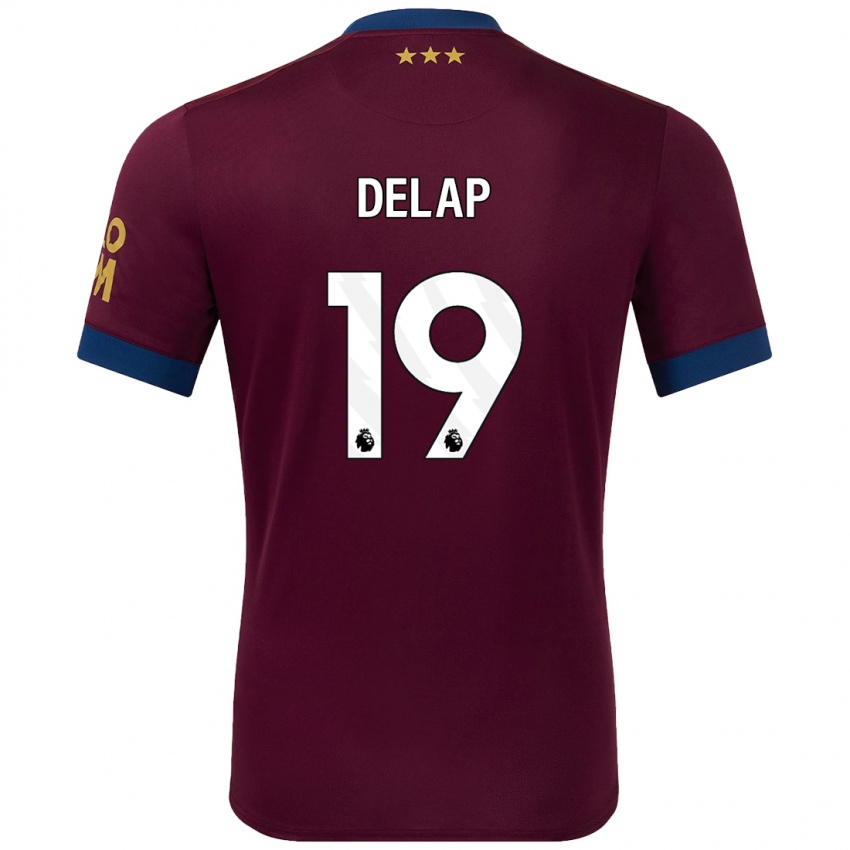 Kinderen Liam Delap #19 Bruin Uitshirt Uittenue 2024/25 T-Shirt België