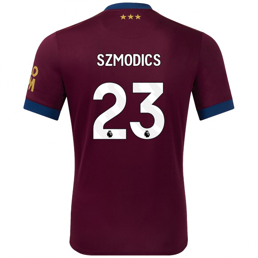 Kinderen Sammie Szmodics #23 Bruin Uitshirt Uittenue 2024/25 T-Shirt België