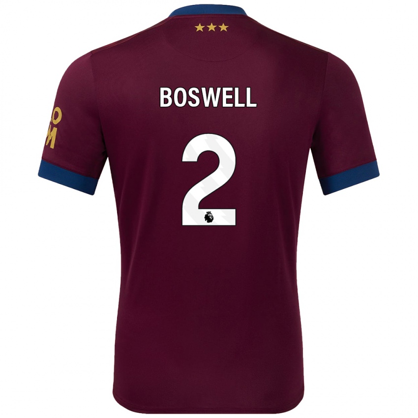 Kinderen Maria Boswell #2 Bruin Uitshirt Uittenue 2024/25 T-Shirt België