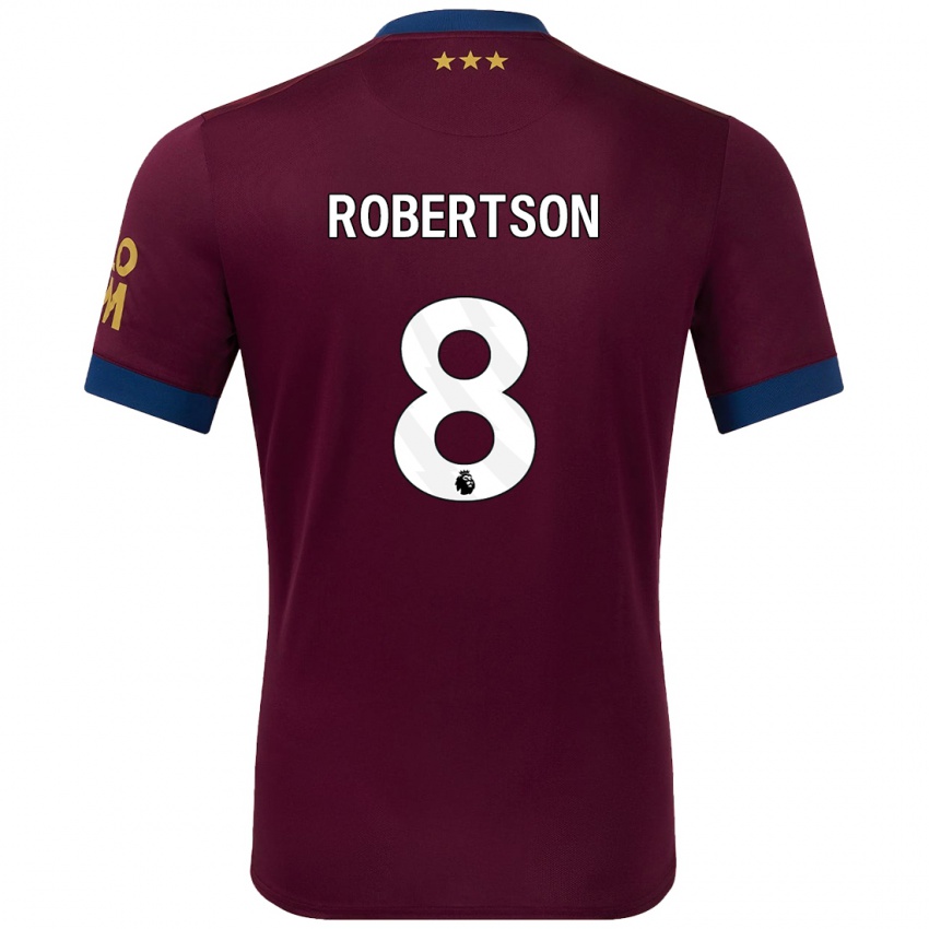 Kinderen Kyra Robertson #8 Bruin Uitshirt Uittenue 2024/25 T-Shirt België