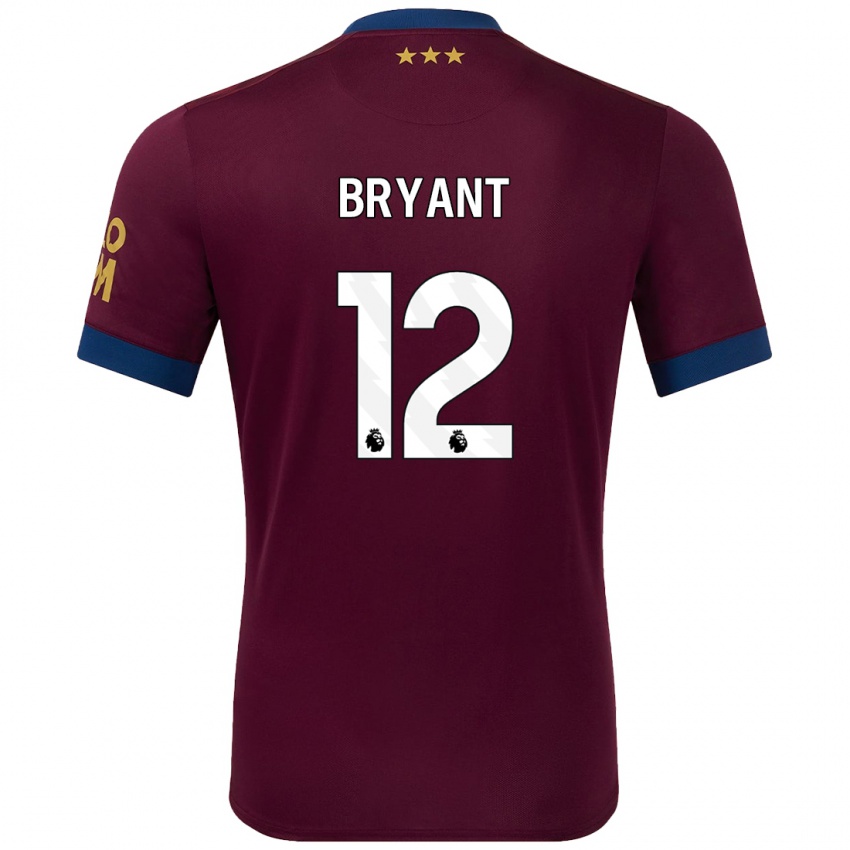 Kinderen Issy Bryant #12 Bruin Uitshirt Uittenue 2024/25 T-Shirt België