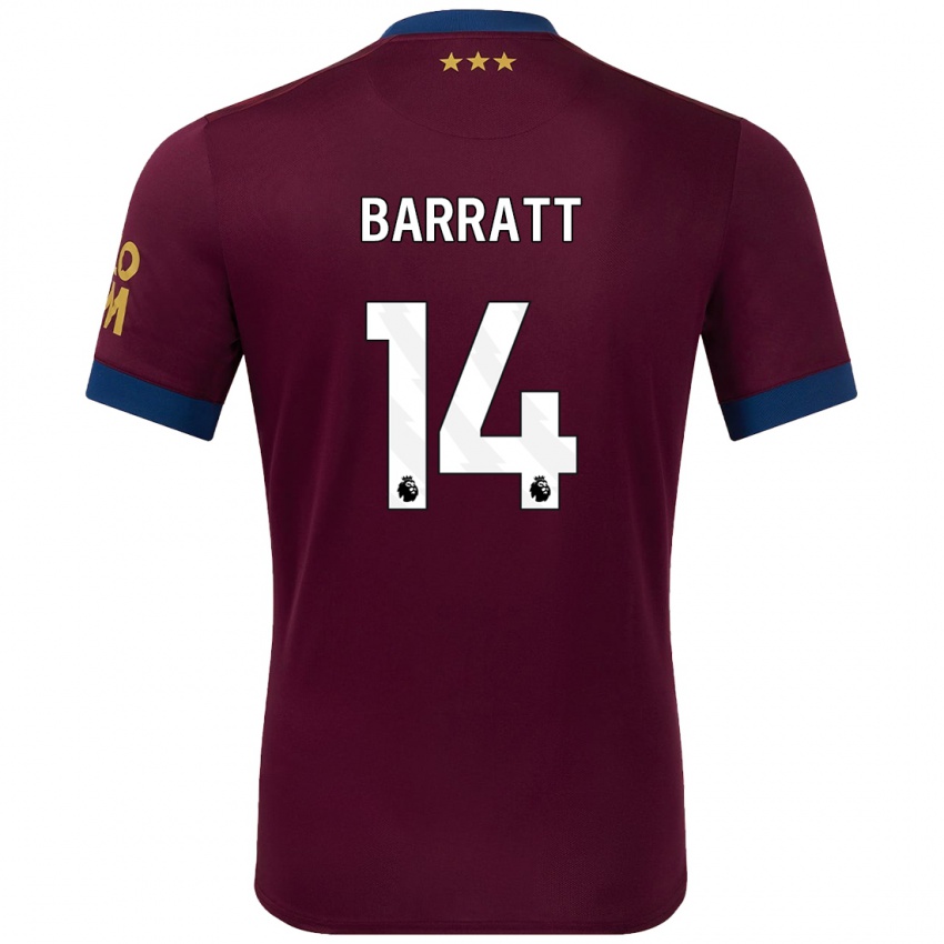 Kinderen Zoe Barratt #14 Bruin Uitshirt Uittenue 2024/25 T-Shirt België