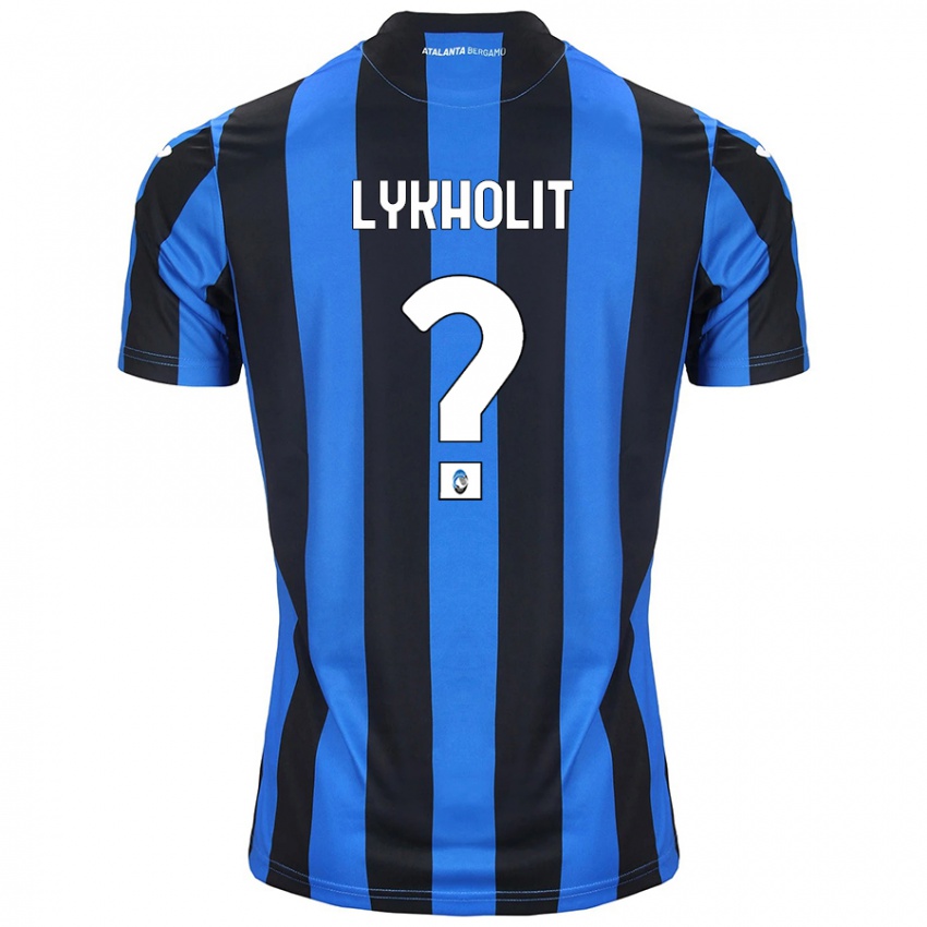 Herren Ivan Lykholit #0 Blau Schwarz Heimtrikot Trikot 2024/25 T-Shirt Belgien