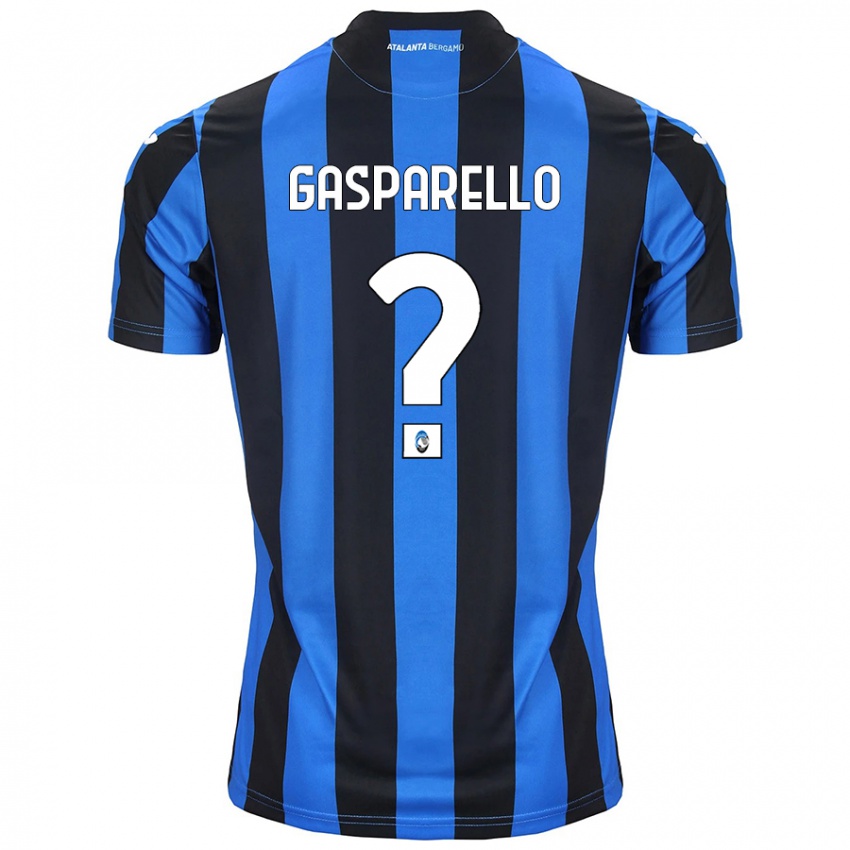 Herren Francesco Gasparello #0 Blau Schwarz Heimtrikot Trikot 2024/25 T-Shirt Belgien