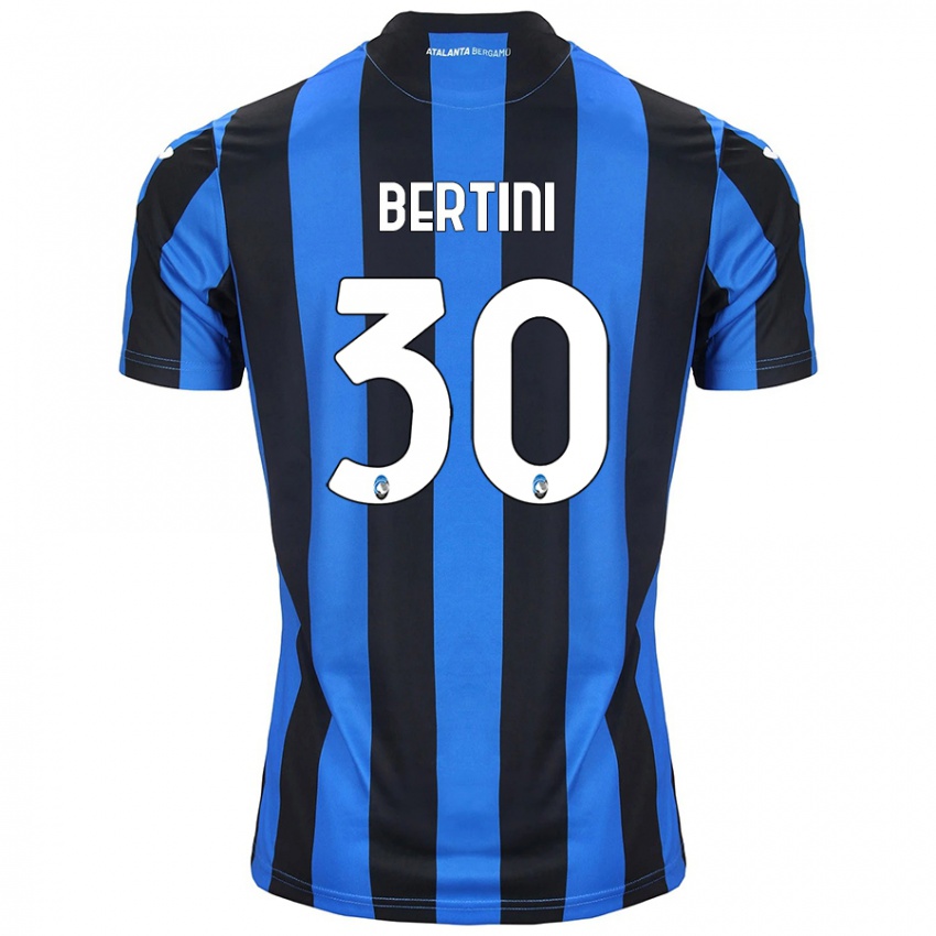 Herren Tommaso Bertini #30 Blau Schwarz Heimtrikot Trikot 2024/25 T-Shirt Belgien