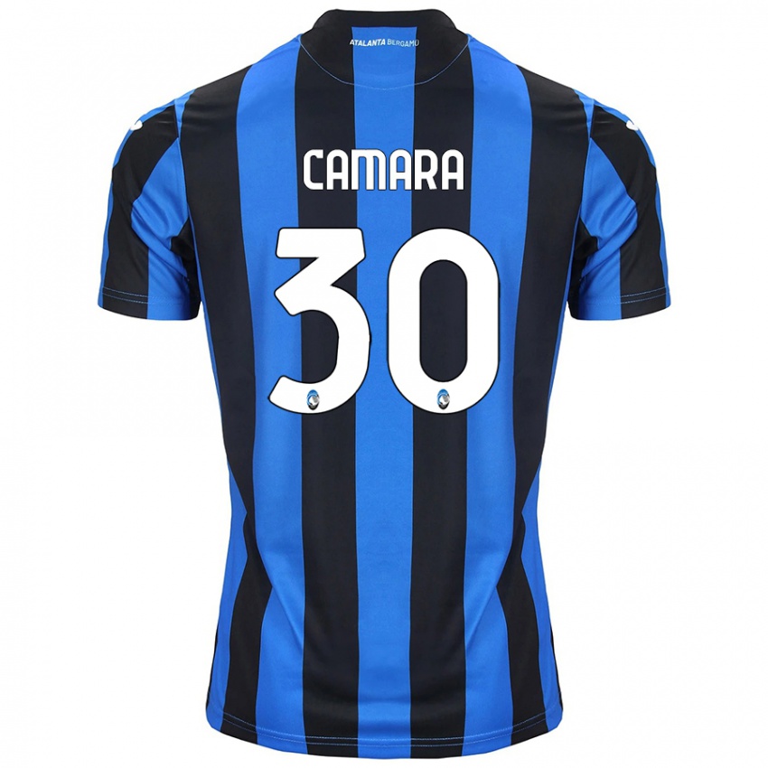 Herren Henry Camara #30 Blau Schwarz Heimtrikot Trikot 2024/25 T-Shirt Belgien