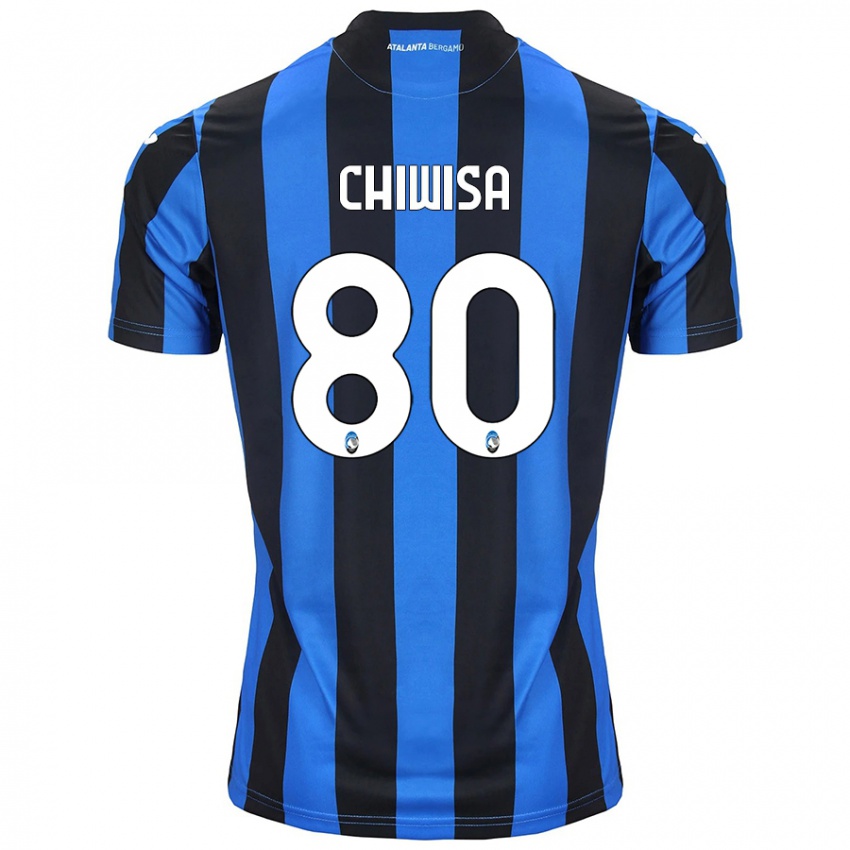 Heren Mannah Chiwisa #80 Blauw Zwart Thuisshirt Thuistenue 2024/25 T-Shirt België