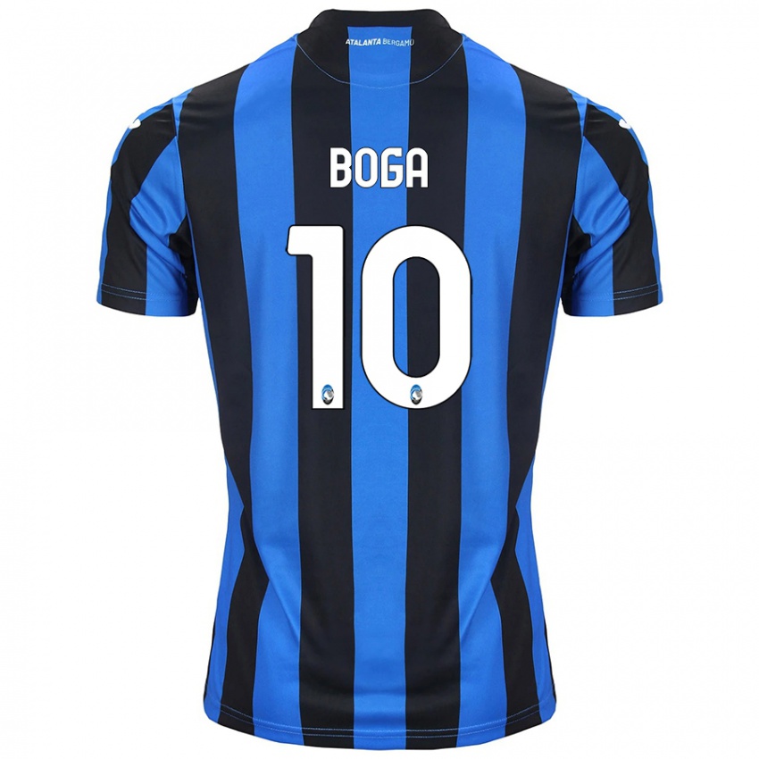 Heren Jeremie Boga #10 Blauw Zwart Thuisshirt Thuistenue 2024/25 T-Shirt België