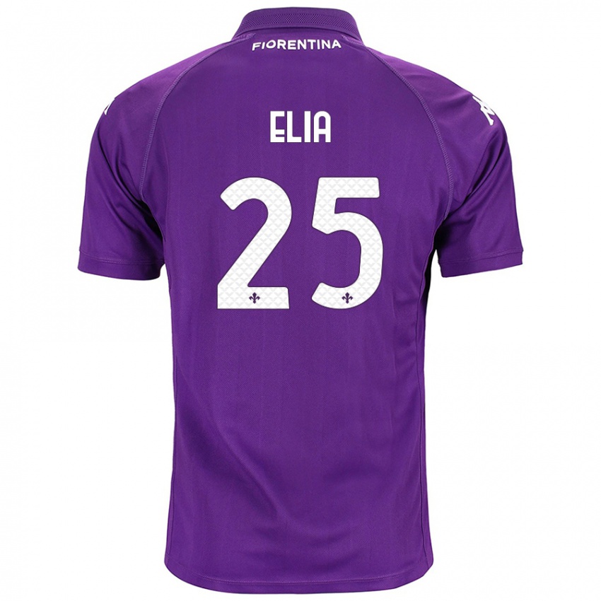 Heren Mirko Elia #25 Paars Thuisshirt Thuistenue 2024/25 T-Shirt België