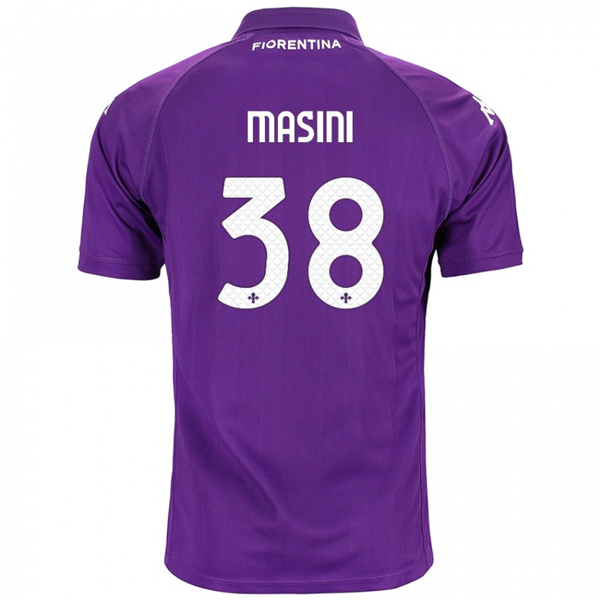 Heren Linda Masini #38 Paars Thuisshirt Thuistenue 2024/25 T-Shirt België