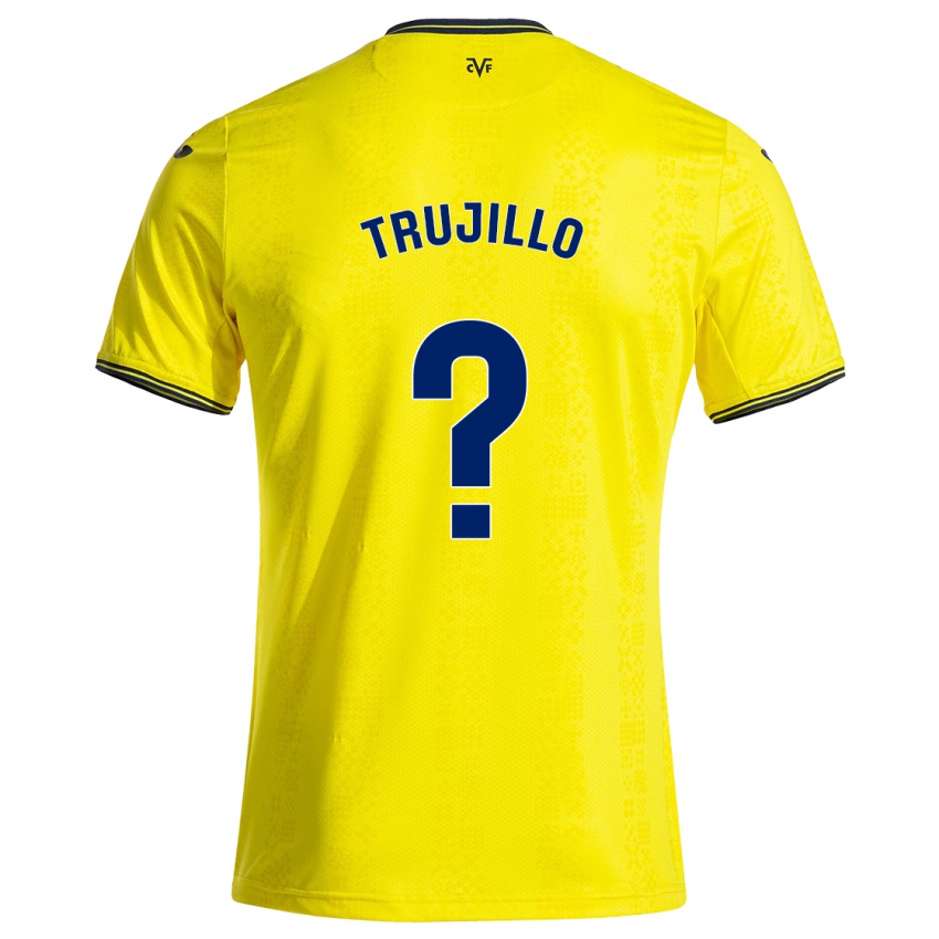 Homme Maillot Jairo Trujillo #0 Jaune Noir Tenues Domicile 2024/25 T-Shirt Belgique