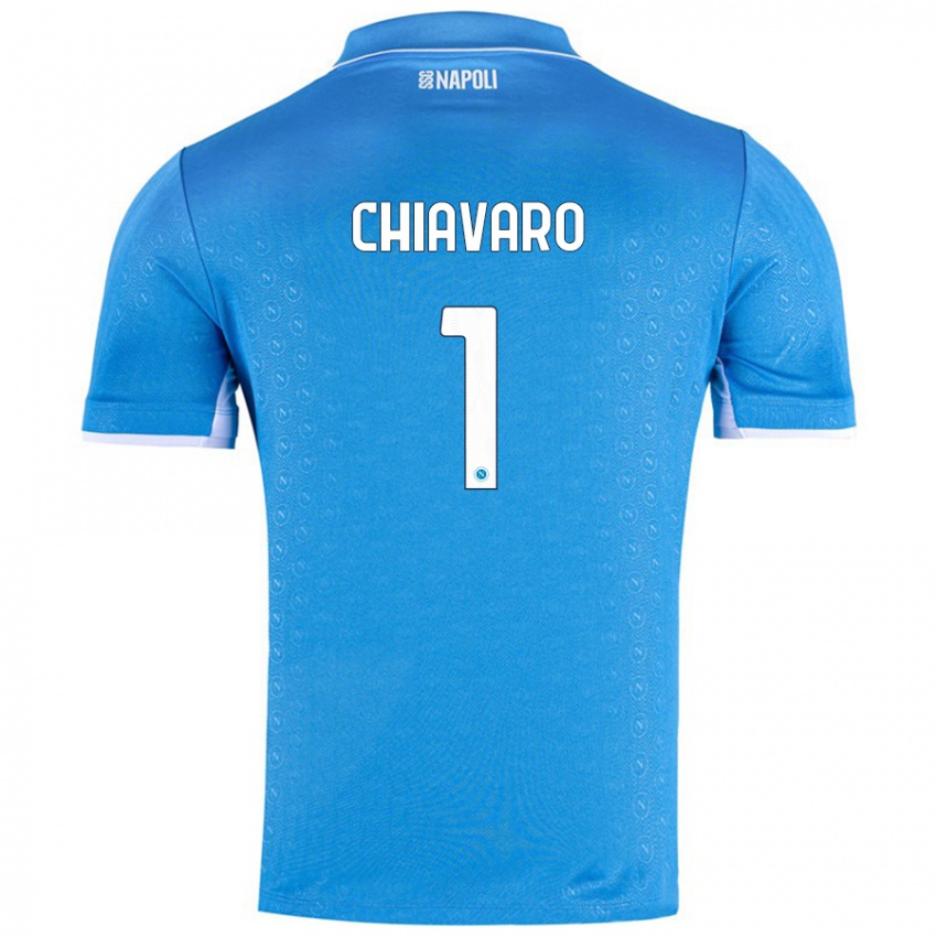 Heren Kelly Chiavaro #1 Hemelsblauw Thuisshirt Thuistenue 2024/25 T-Shirt België