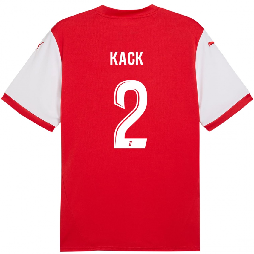 Heren Mathilde Kack #2 Rood Wit Thuisshirt Thuistenue 2024/25 T-Shirt België