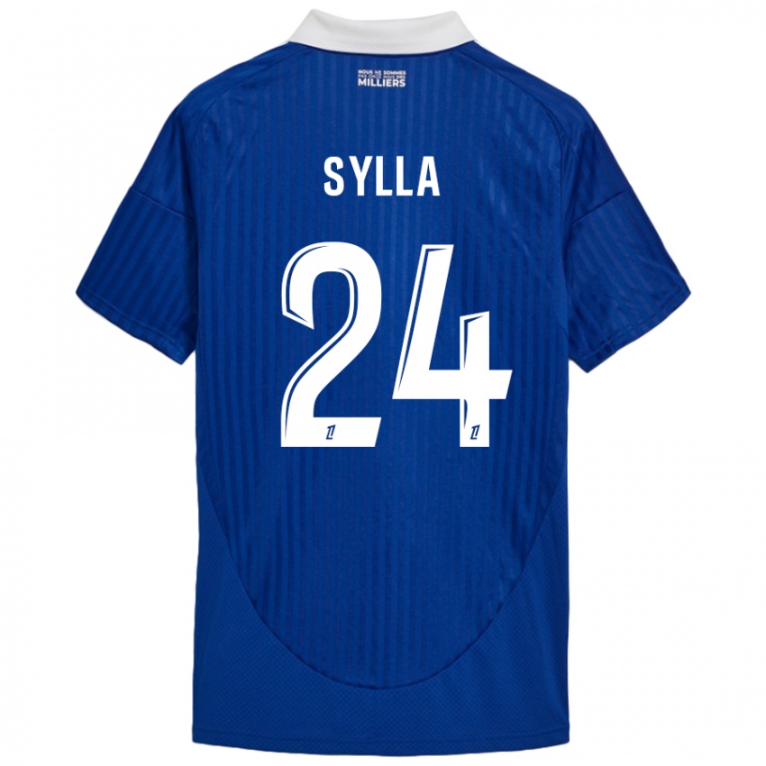 Heren Abakar Sylla #24 Blauw Wit Thuisshirt Thuistenue 2024/25 T-Shirt België