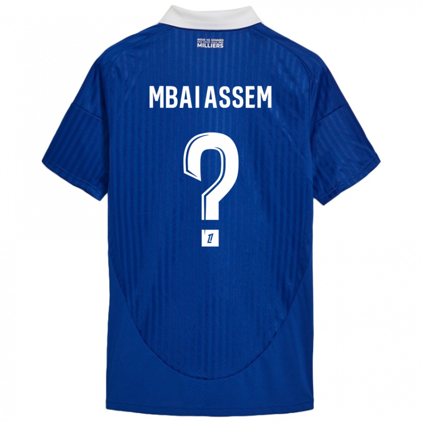 Heren Chris Mbaï-Assem #0 Blauw Wit Thuisshirt Thuistenue 2024/25 T-Shirt België