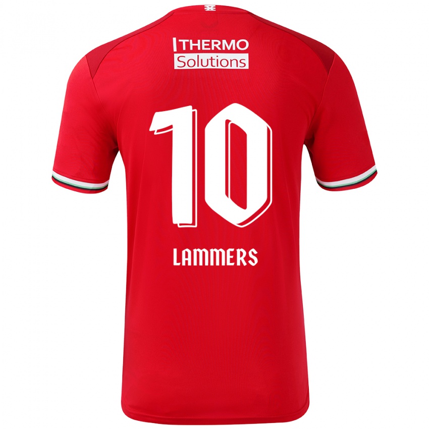 Heren Sam Lammers #10 Rood Wit Thuisshirt Thuistenue 2024/25 T-Shirt België