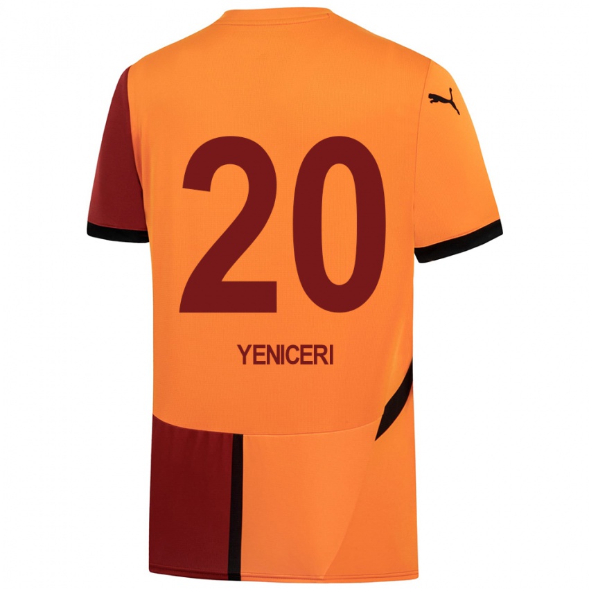 Homme Maillot Berna Yeniçeri #20 Jaune Rouge Tenues Domicile 2024/25 T-Shirt Belgique