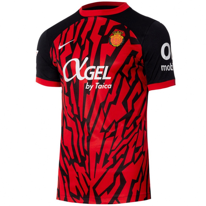 Heren Sergi Darder #10 Zwart Rood Thuisshirt Thuistenue 2024/25 T-Shirt België