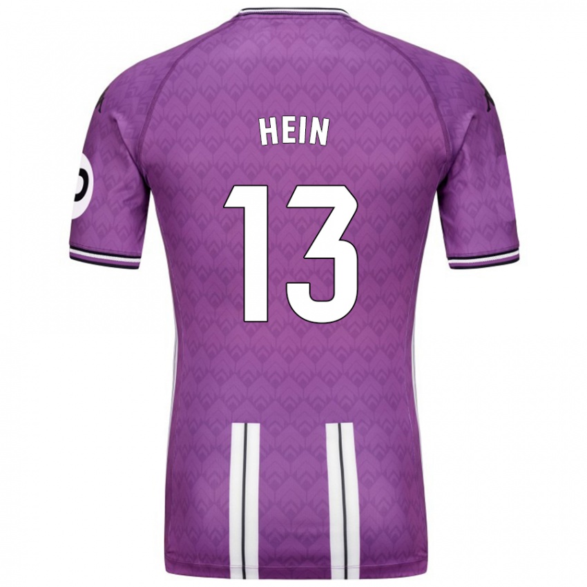 Heren Karl Hein #13 Paars Wit Thuisshirt Thuistenue 2024/25 T-Shirt België