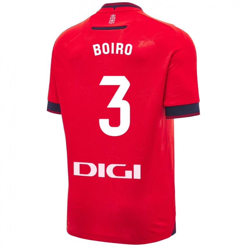 Heren Adama Boiro #3 Rood Wit Thuisshirt Thuistenue 2024/25 T-Shirt België