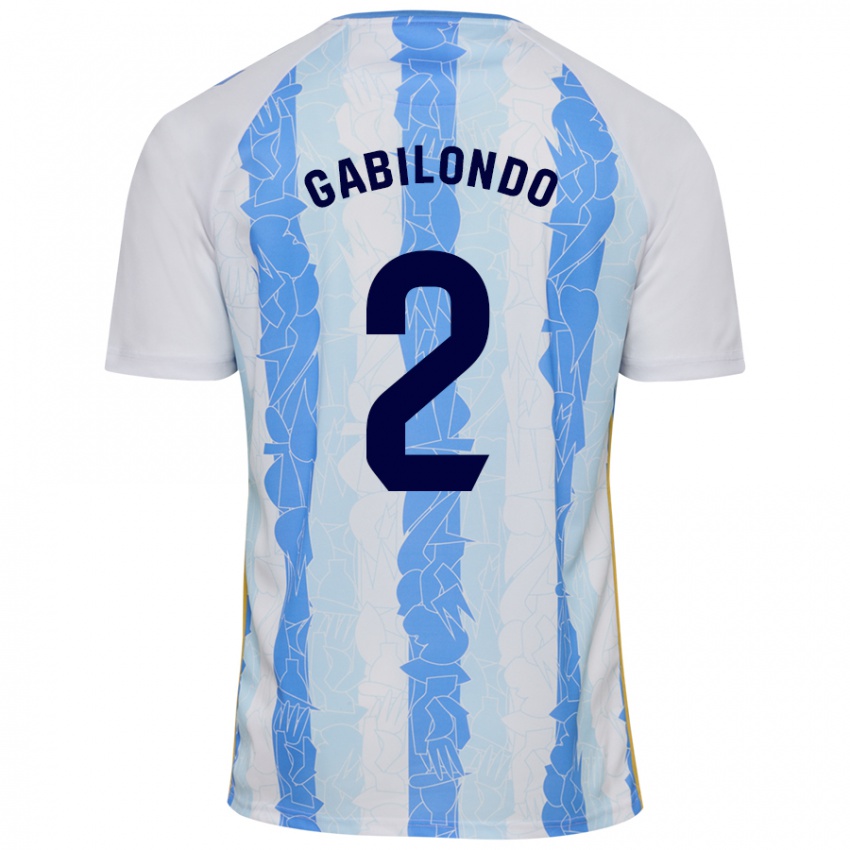 Heren Jokin Gabilondo #2 Wit Blauw Thuisshirt Thuistenue 2024/25 T-Shirt België