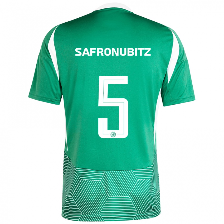 Heren Dan Safronubitz #5 Groen Wit Thuisshirt Thuistenue 2024/25 T-Shirt België