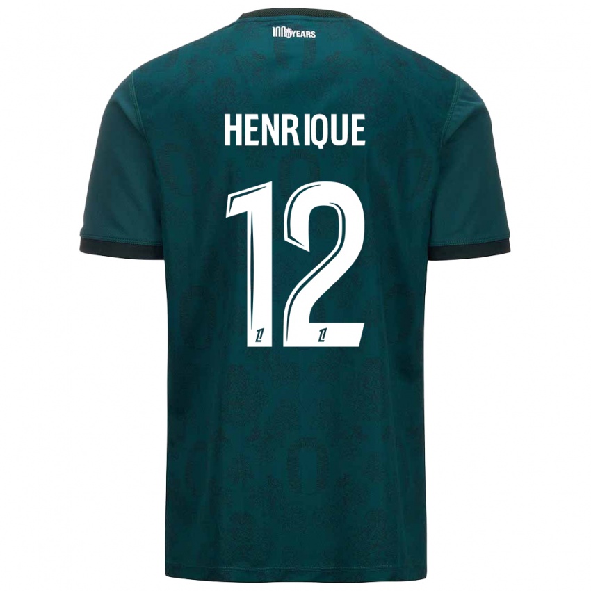 Homme Maillot Caio Henrique #12 Vert Foncé Tenues Extérieur 2024/25 T-Shirt Belgique