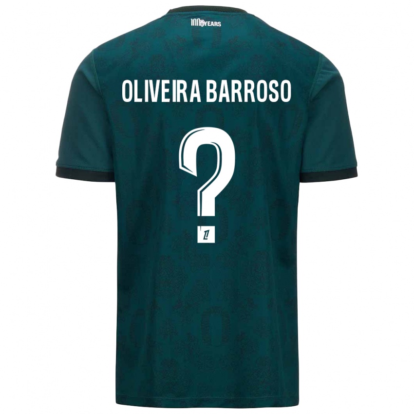 Herren Mickael Oliveira Barroso #0 Dunkelgrün Auswärtstrikot Trikot 2024/25 T-Shirt Belgien