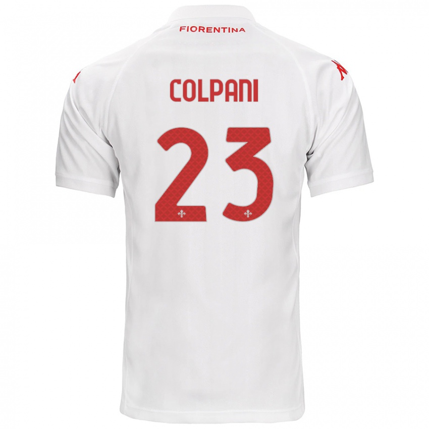 Heren Andrea Colpani #23 Wit Uitshirt Uittenue 2024/25 T-Shirt België