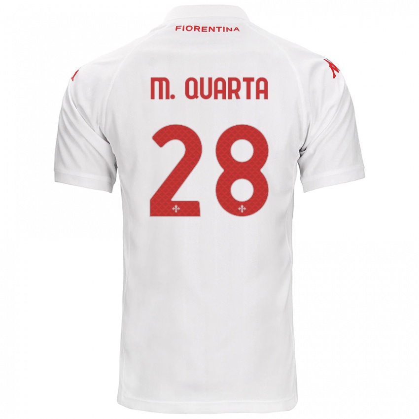 Heren Lucas Martinez Quarta #28 Wit Uitshirt Uittenue 2024/25 T-Shirt België