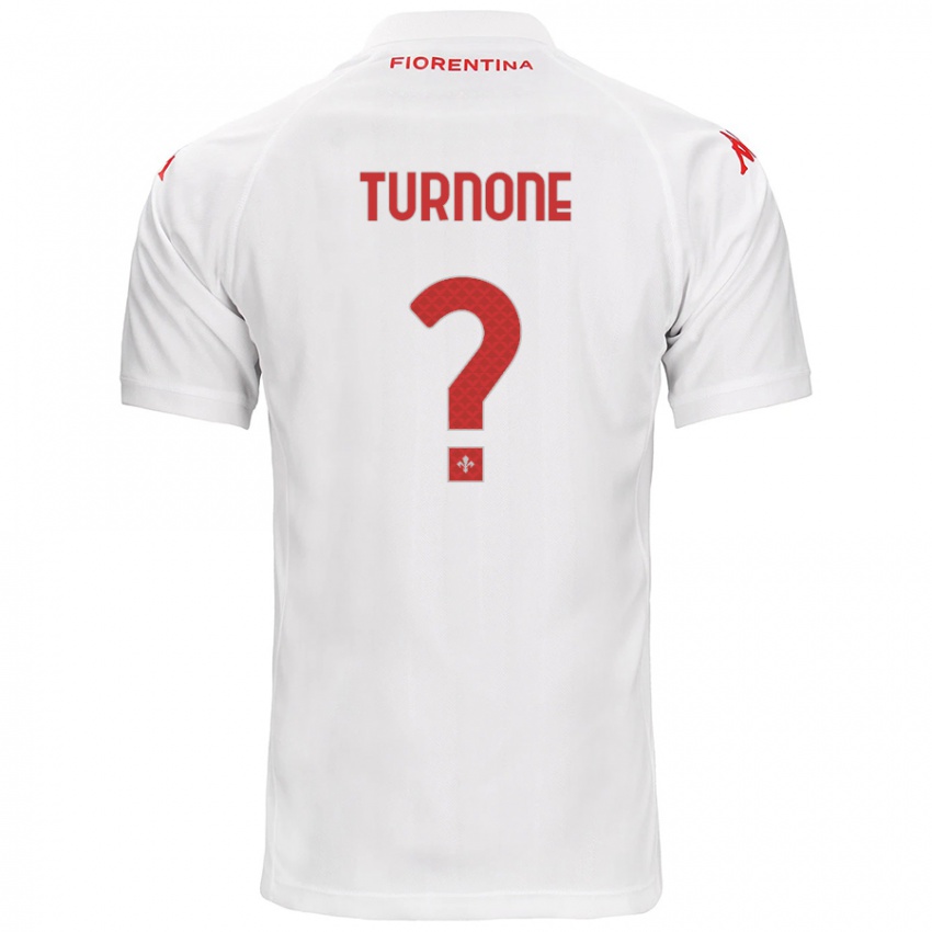 Heren Niccolò Turnone #0 Wit Uitshirt Uittenue 2024/25 T-Shirt België