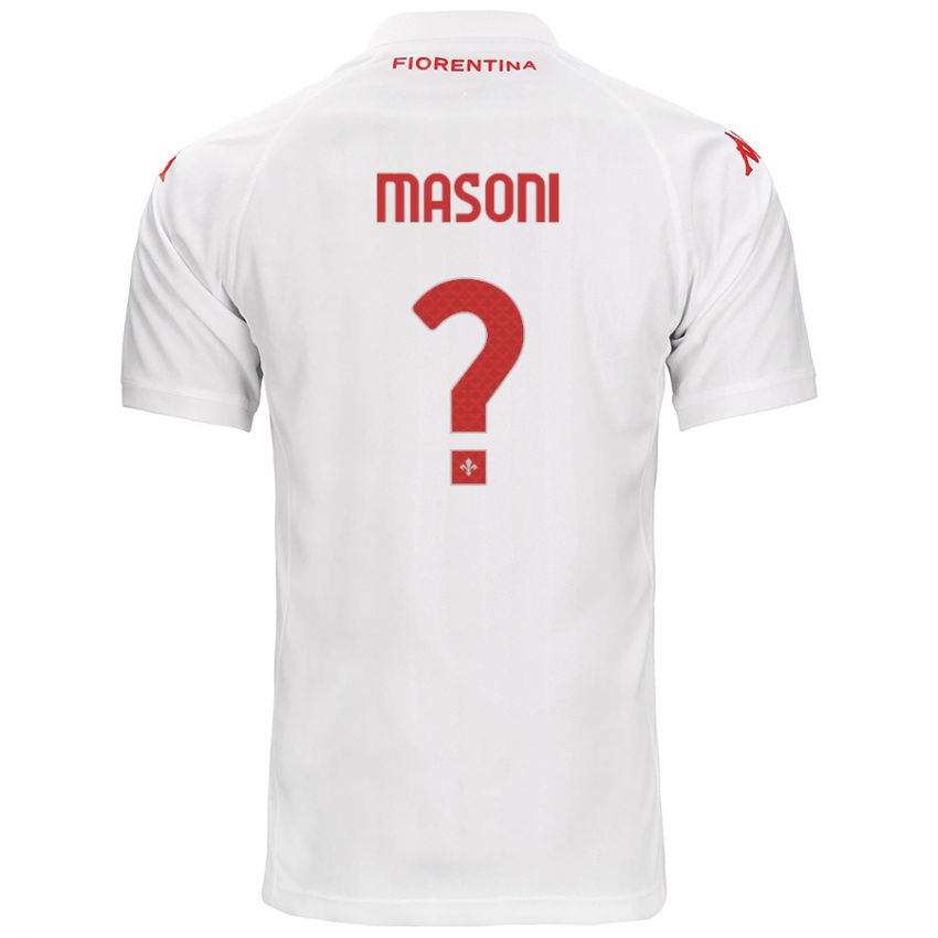 Heren Tommaso Masoni #0 Wit Uitshirt Uittenue 2024/25 T-Shirt België