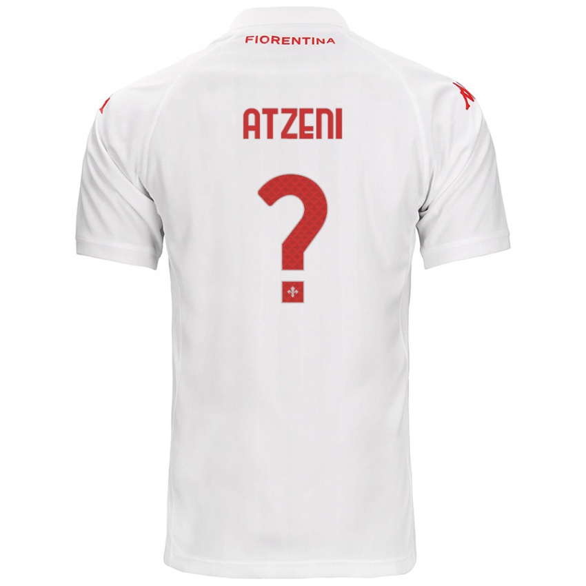 Heren Davide Atzeni #0 Wit Uitshirt Uittenue 2024/25 T-Shirt België