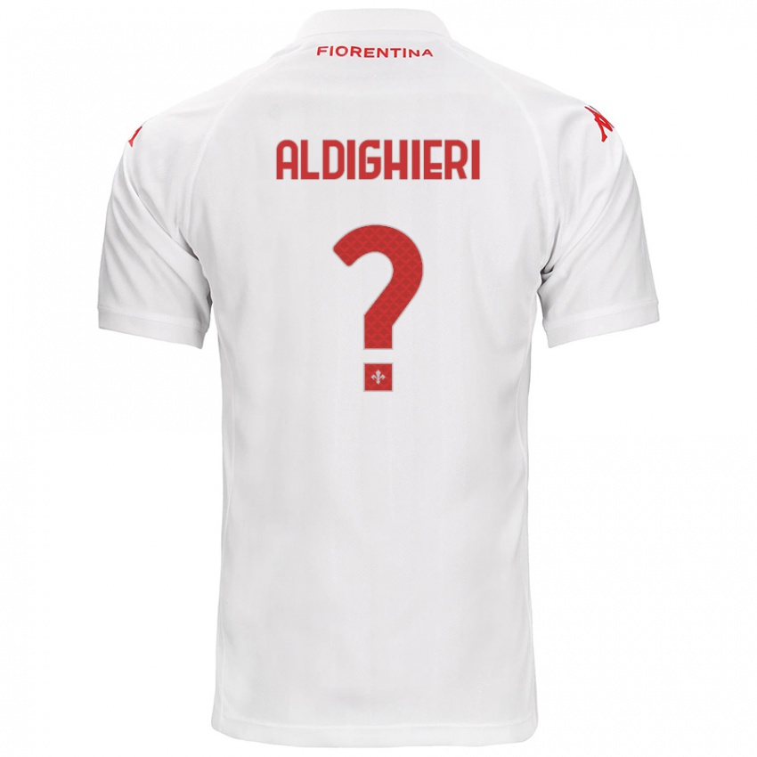 Heren Benedetto Aldighieri #0 Wit Uitshirt Uittenue 2024/25 T-Shirt België