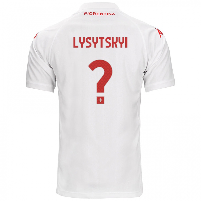 Heren Andriy Lysytskyi #0 Wit Uitshirt Uittenue 2024/25 T-Shirt België