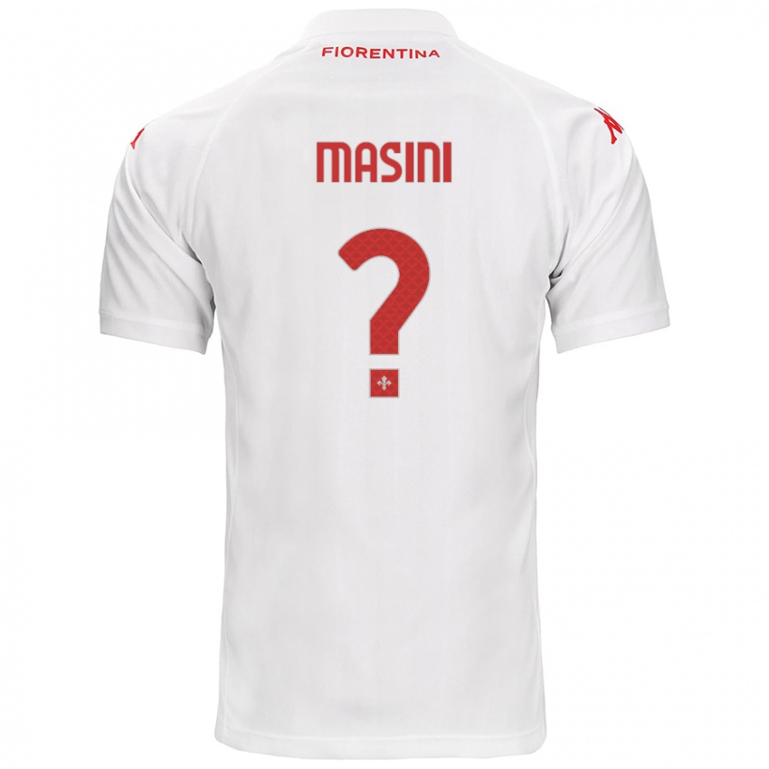 Heren Mattia Masini #0 Wit Uitshirt Uittenue 2024/25 T-Shirt België