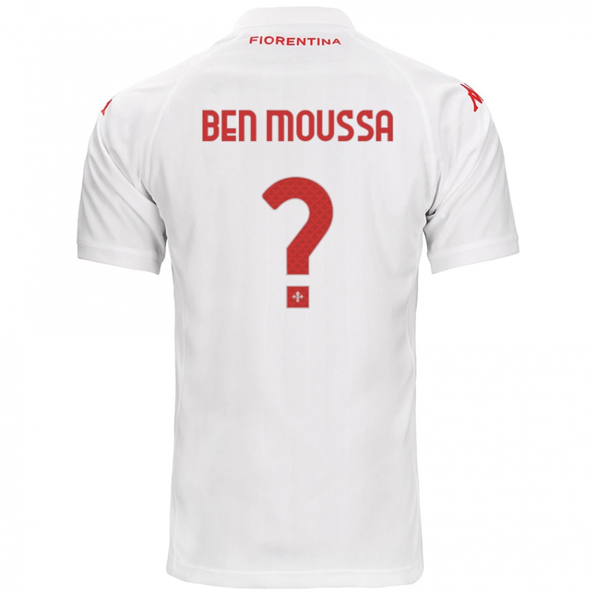 Heren Mehdi Ben Moussa #0 Wit Uitshirt Uittenue 2024/25 T-Shirt België