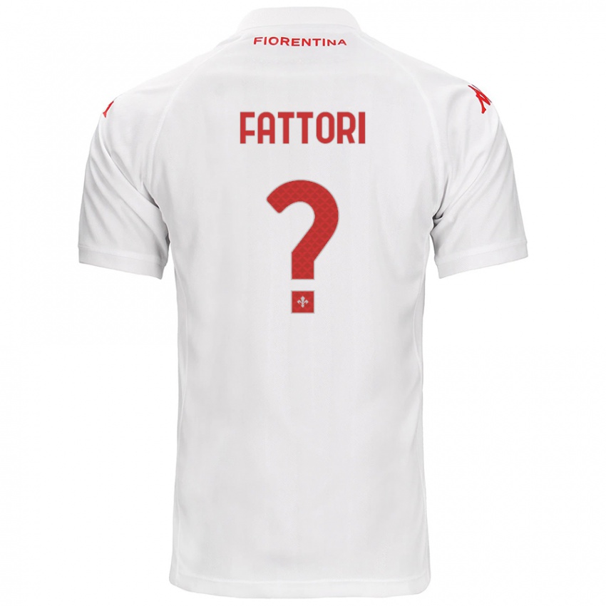 Heren Filippo Fattori #0 Wit Uitshirt Uittenue 2024/25 T-Shirt België