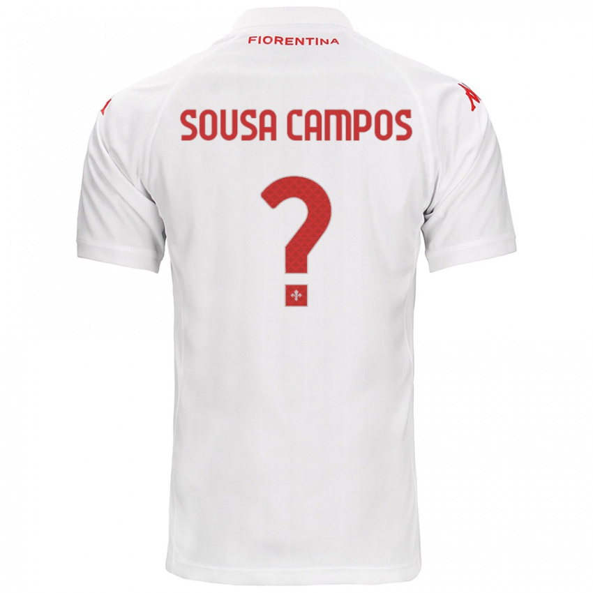 Heren Matteo Sousa Campos #0 Wit Uitshirt Uittenue 2024/25 T-Shirt België