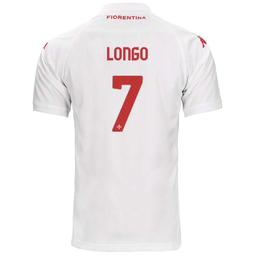 Heren Miriam Longo #7 Wit Uitshirt Uittenue 2024/25 T-Shirt België