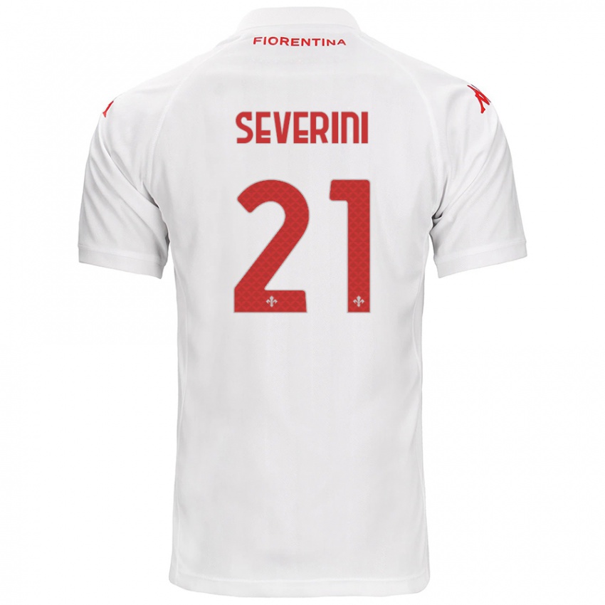 Heren Emma Severini #21 Wit Uitshirt Uittenue 2024/25 T-Shirt België