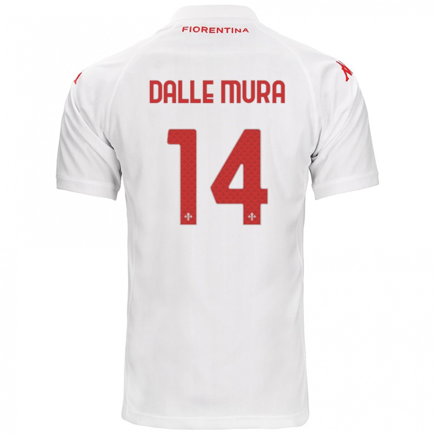 Herren Christian Dalle Mura #14 Weiß Auswärtstrikot Trikot 2024/25 T-Shirt Belgien