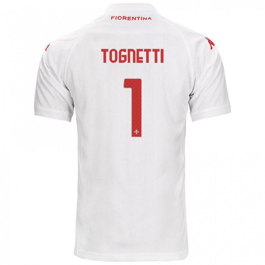 Heren Laerte Tognetti #1 Wit Uitshirt Uittenue 2024/25 T-Shirt België