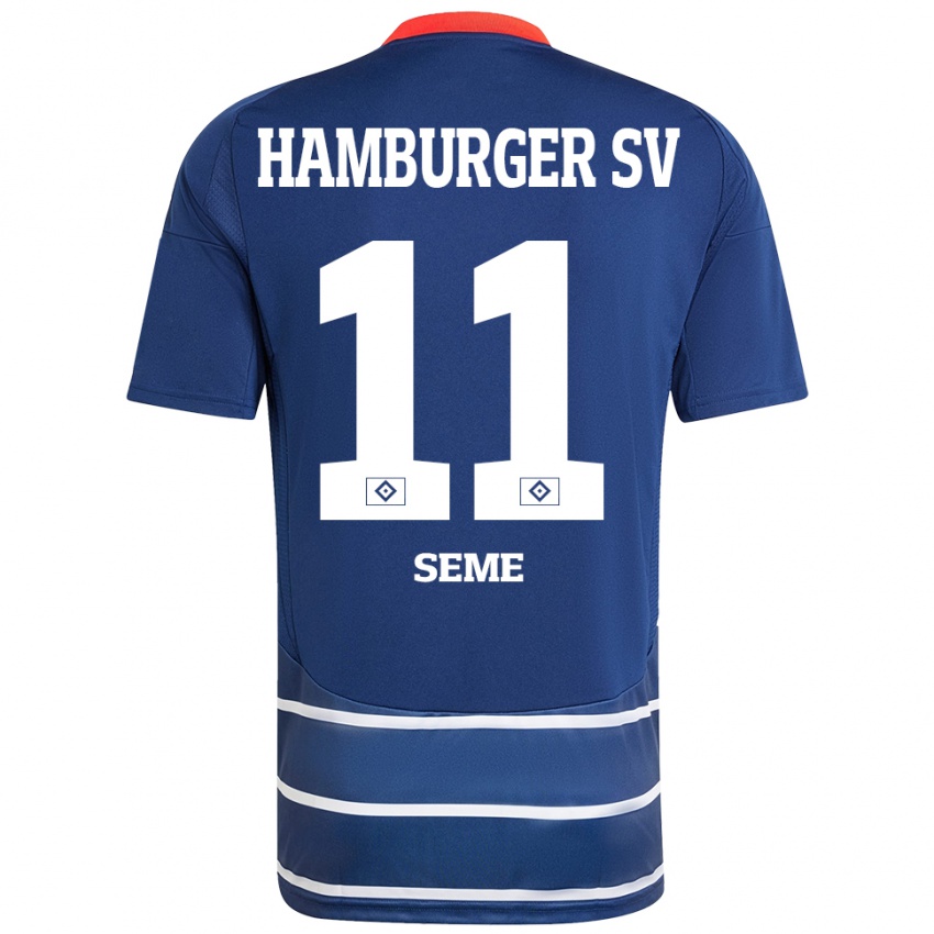 Heren Anna-Katharina Seme #11 Donkerblauw Uitshirt Uittenue 2024/25 T-Shirt België