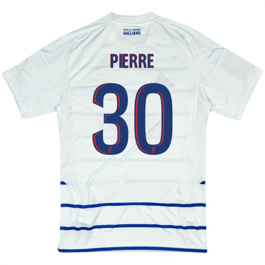 Heren Alexandre Pierre #30 Wit Blauw Uitshirt Uittenue 2024/25 T-Shirt België